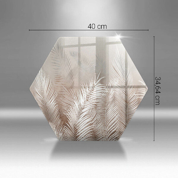 Glass worktop protector Boho leaf vegetation