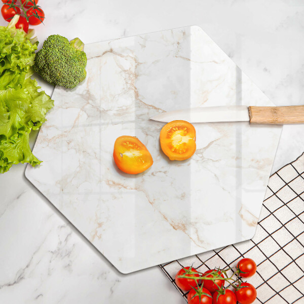 Glass worktop saver Elegant stone marble