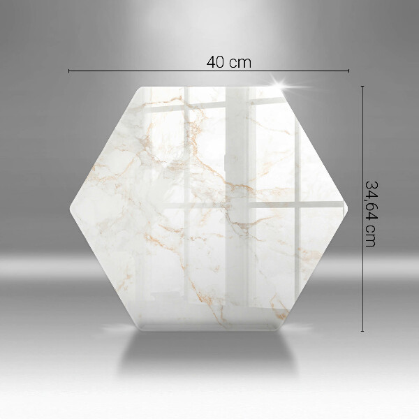 Glass worktop saver Elegant stone marble