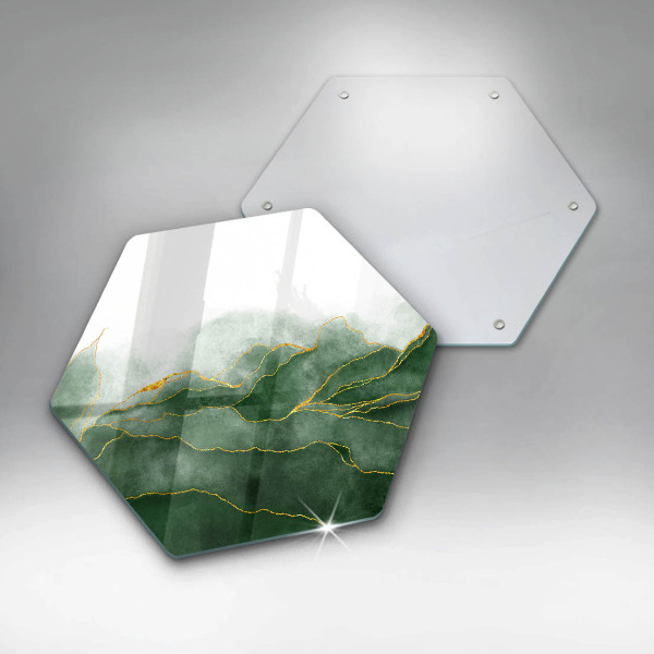 Glass worktop saver Abstraction nature