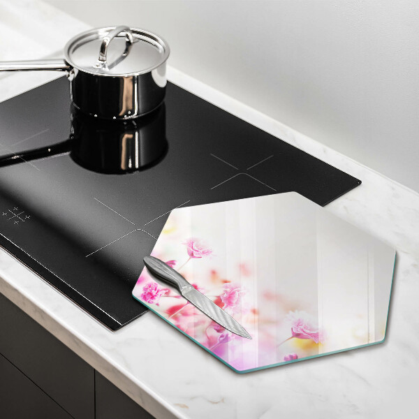 Glass worktop saver Flower meadow