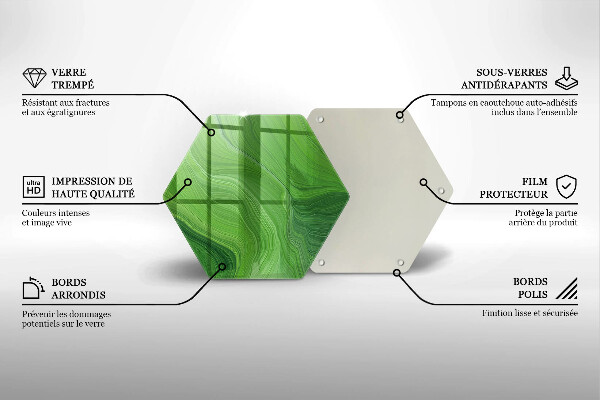 Glass worktop saver Abstract texture