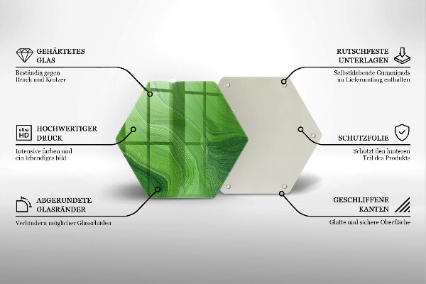 Glass worktop saver Abstract texture