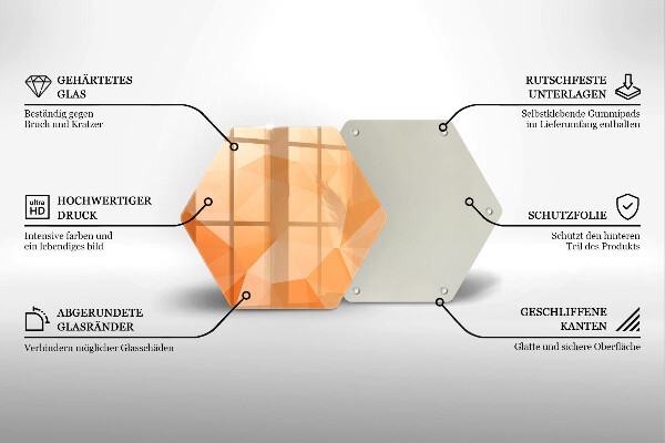 Chopping board Geomeric background