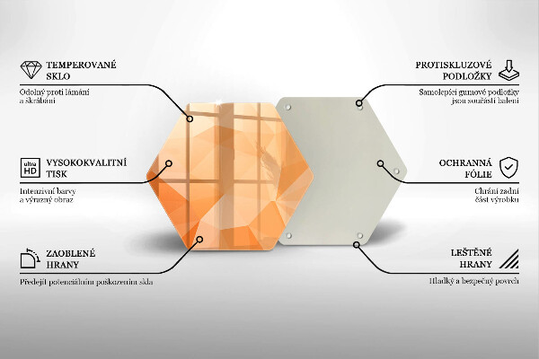 Chopping board Geomeric background