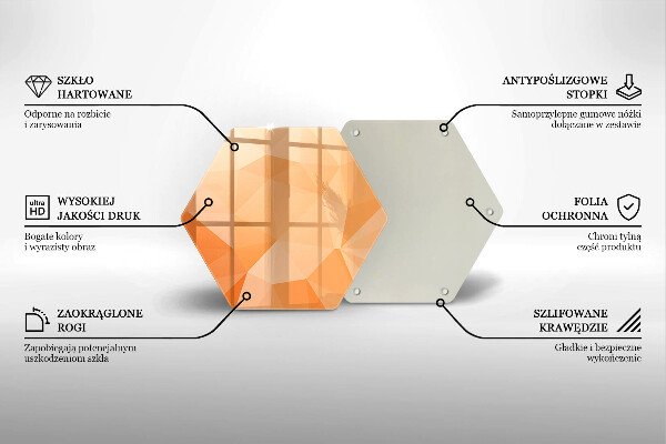 Chopping board Geomeric background