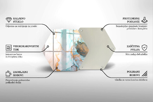 Chopping board Marble abstraction