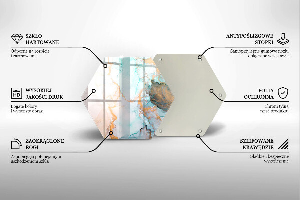 Chopping board Marble abstraction