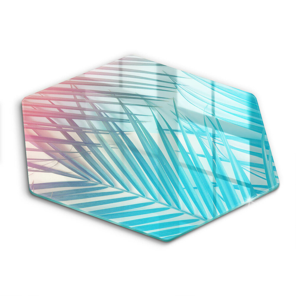 Chopping board Pastel leaves