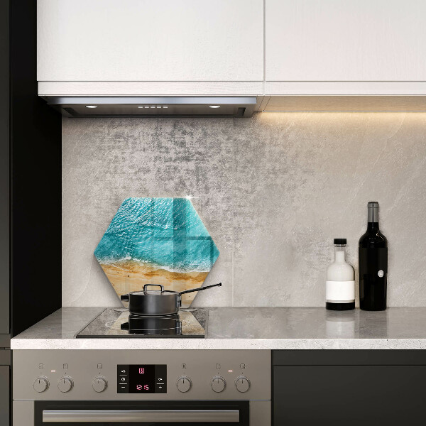 Glass chopping board Bank of the beach and the sea