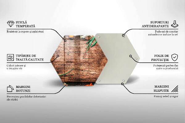 Glass chopping board Wooden kitchen board