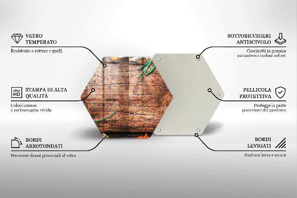 Glass chopping board Wooden kitchen board