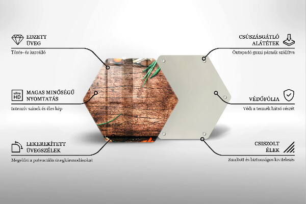 Glass chopping board Wooden kitchen board