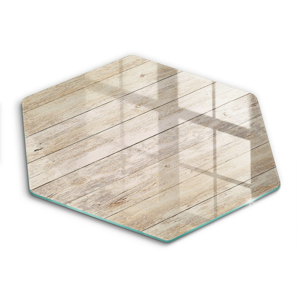 Glass chopping board Wooden planks