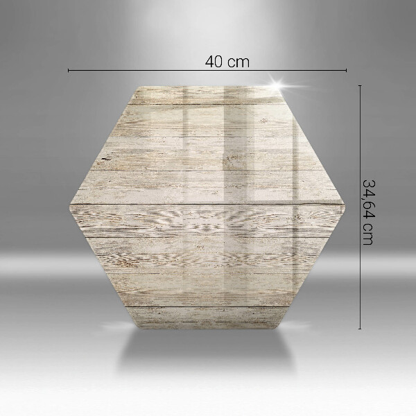 Glass chopping board Wooden planks