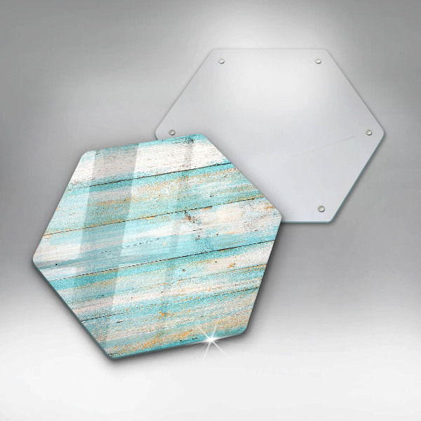 Chopping board glass Vintage wood boards