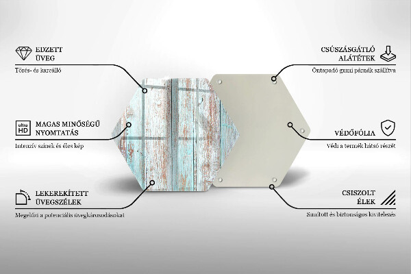 Chopping board glass Old vintage boards