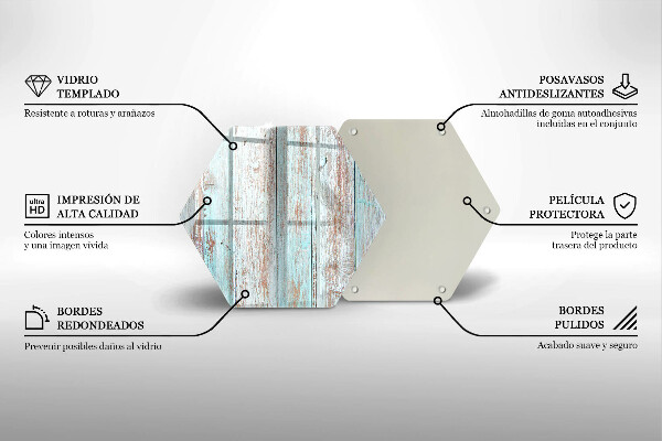 Chopping board glass Old vintage boards