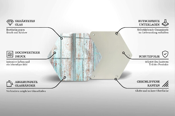 Chopping board glass Old vintage boards