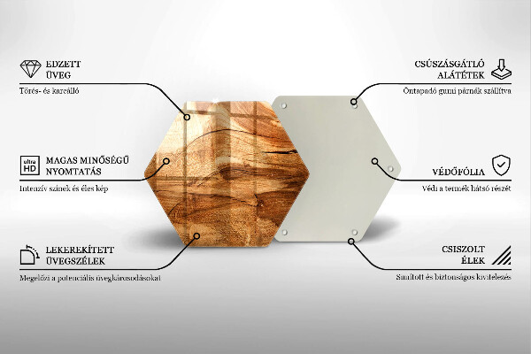 Chopping board glass Wooden board texture