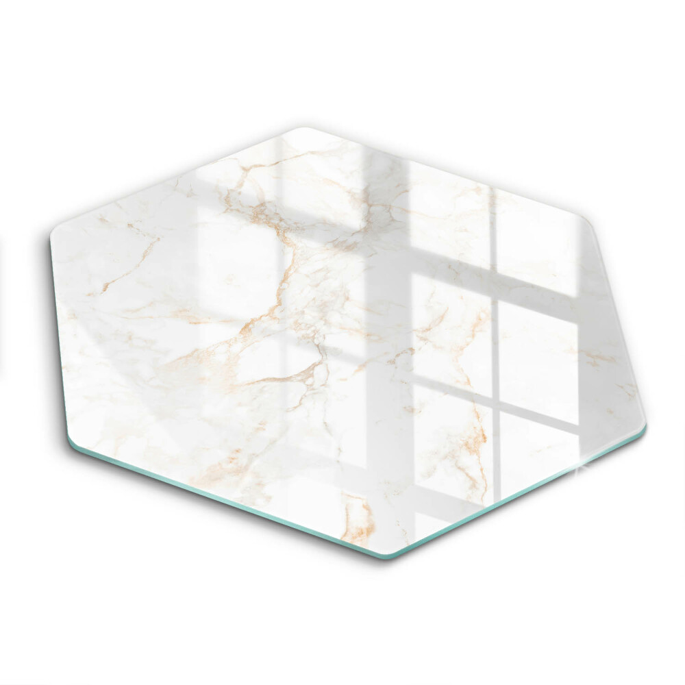Glass worktop saver Decorative stone marble