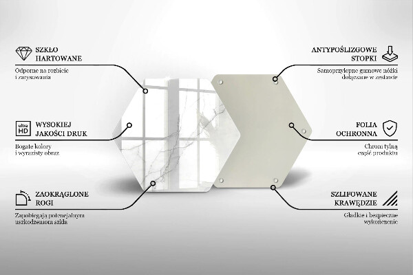 Glass chopping board Marble stone background