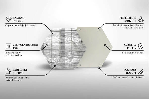 Chopping board glass Wood old boards