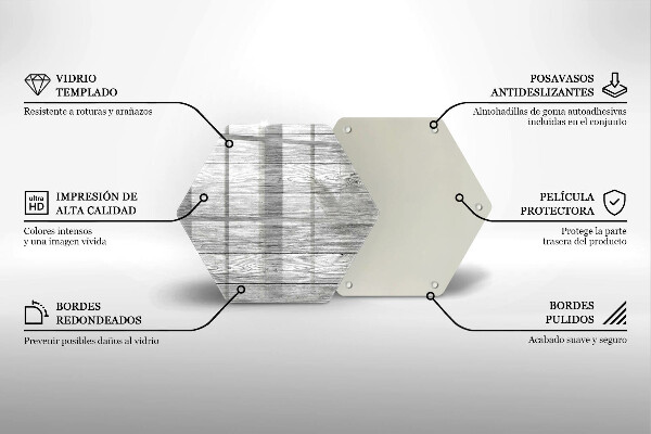 Chopping board glass Wood old boards