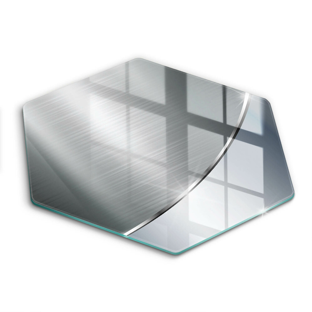 Chopping board glass Pattern metal abstraction