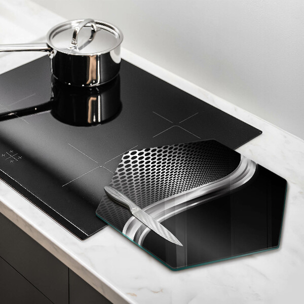 Glass worktop saver Metal structure