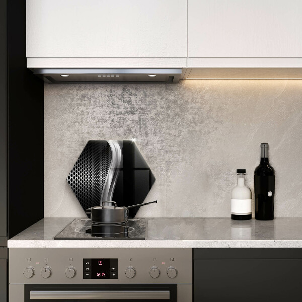 Glass worktop saver Metal structure