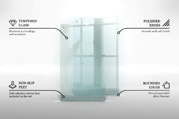 Transparent cutting board 2x12x20 in