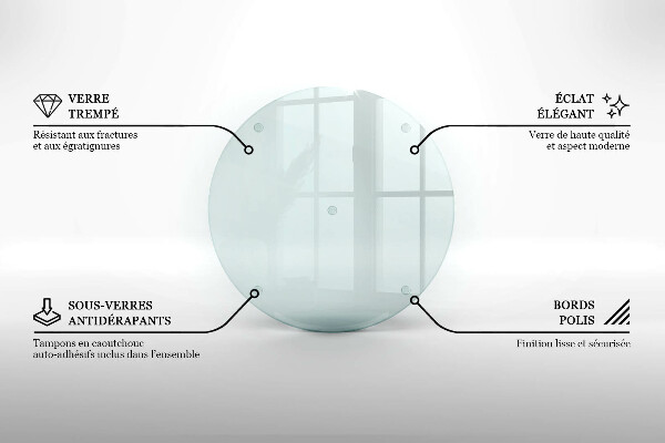 Transparent 12 inch worktop saver