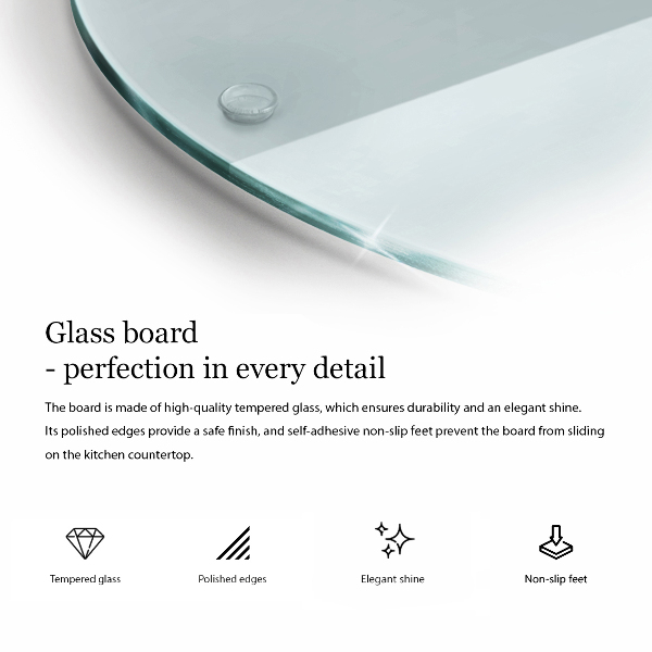 Transparent 12 inch worktop saver