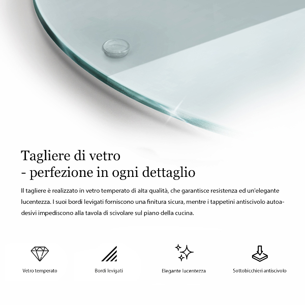 Transparent 12 inch worktop saver