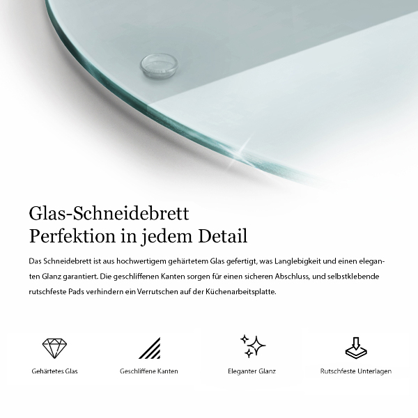 Transparent 12 inch worktop saver