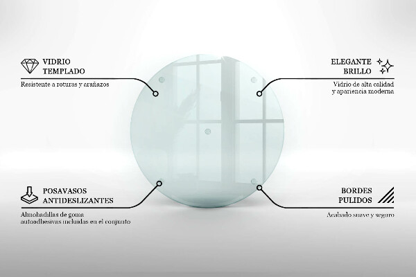 Transparent glass worktop saver 16 in