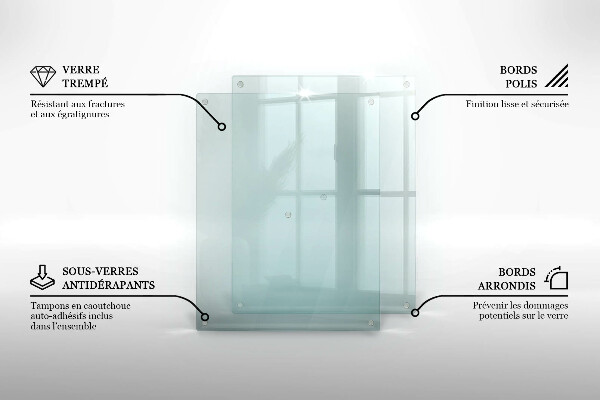 Transparent chopping board 20x16 inches