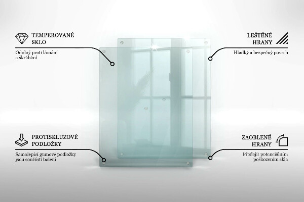 Transparent chopping board 20x16 inches