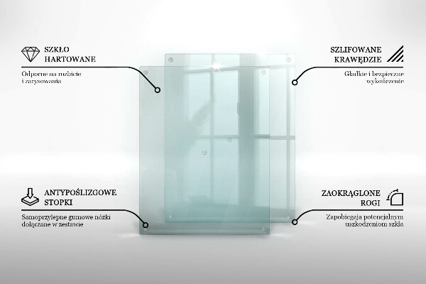 Transparent chopping board 20x16 inches