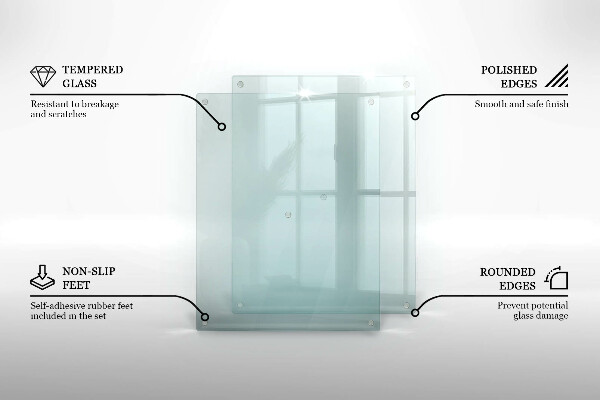 Transparent chopping board 20x16 inches