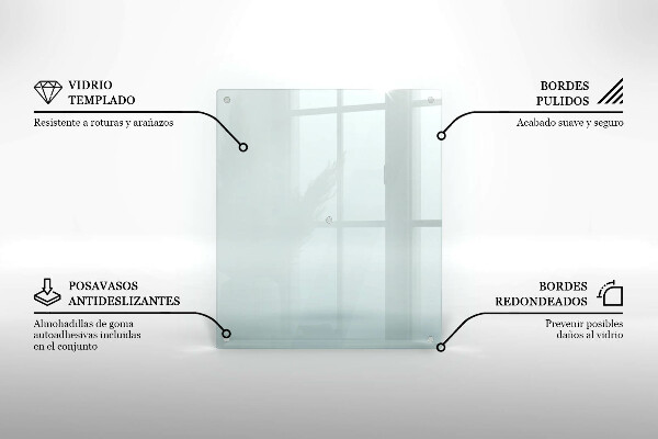 Transparent chopping board 24x20 in