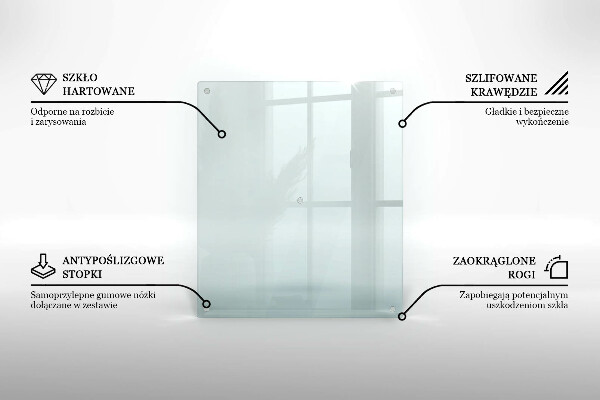 Transparent chopping board 24x20 in