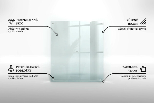 Transparent chopping board 24x20 in