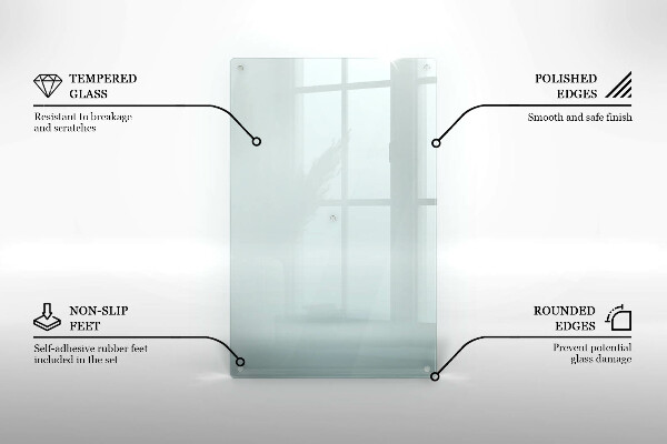 Transparent worktop protector 31x20 in