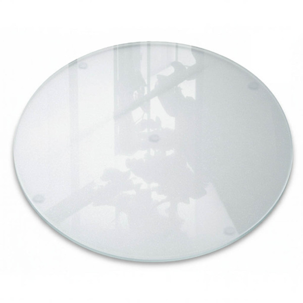 Glass kitchen board with a 15.7 in diameter