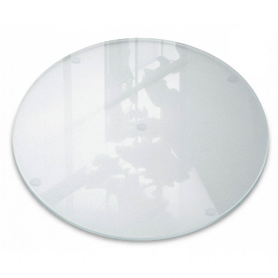 Glass kitchen board with a 15.7 in diameter