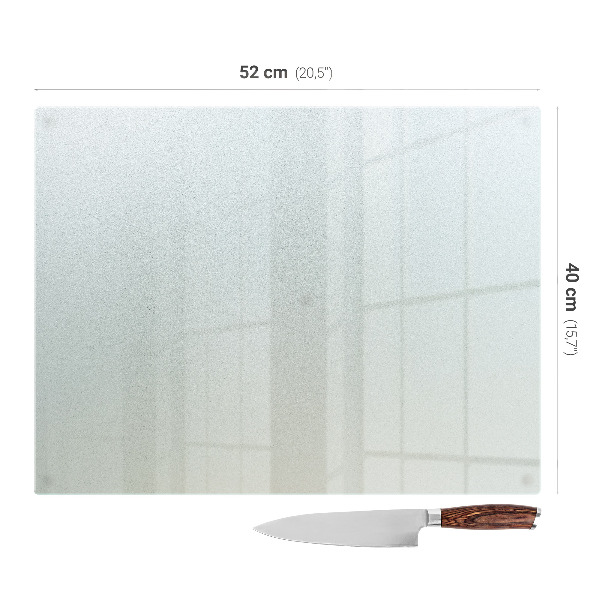 Glass kitchen board 15.7” x 20.5”