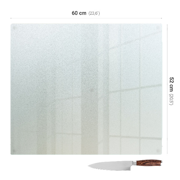 Glass chopping board 23.6×20.5 inches