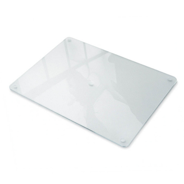 Glass chopping board measuring 31.5 × 20.5 inches